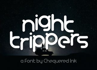 Night Trippers Display Font