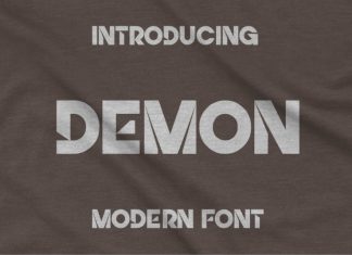 Demon Display Font