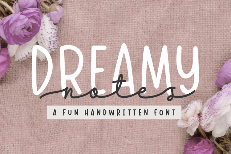 Dreamy Notes Handwritten Font