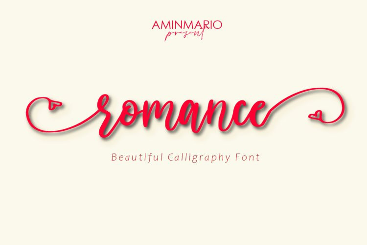 Romance Calligraphy Font