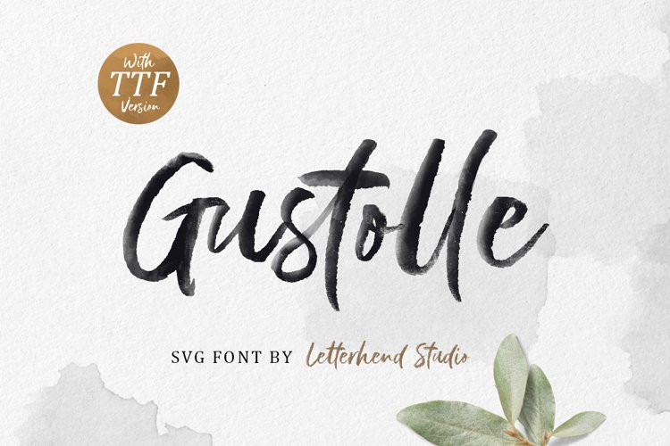 Gustolle Brush Font