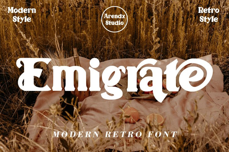 Emigrate Display Font