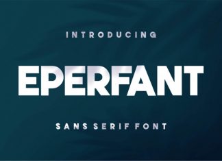 Eperfant Sans Serif Font