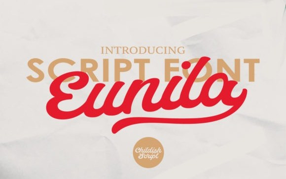 Eunila Script Font