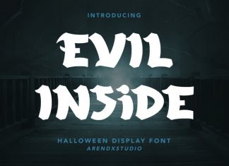 Evil Inside Display Font
