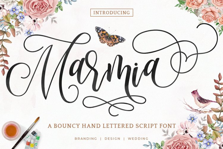 Marmia Calligraphy Font