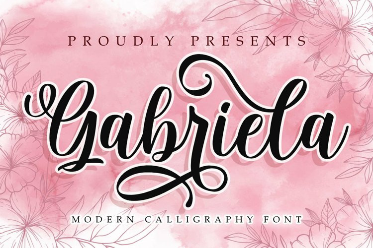 Gabriela Calligraphy Font