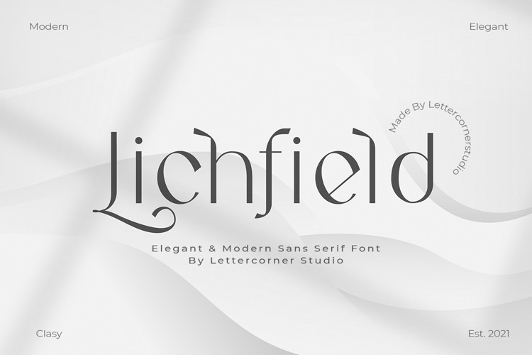 Lichfield Sans Serif Font