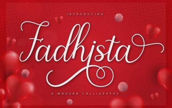 Fadhista Calligraphy Font