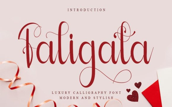 Faligata Script Font