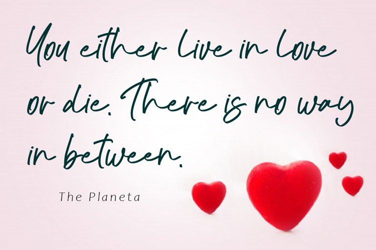 The Planeta Handwritten Font