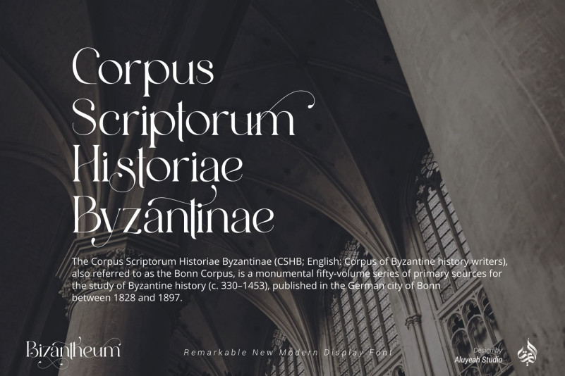 Bizantheum Serif Font