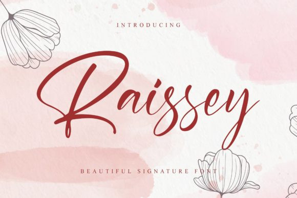 Raissey Script Font