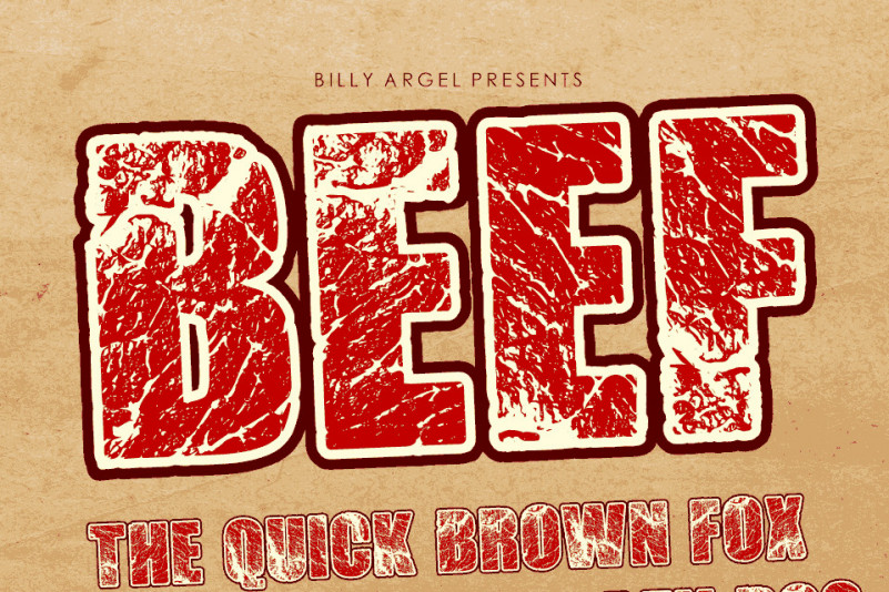 BEEF Display Font