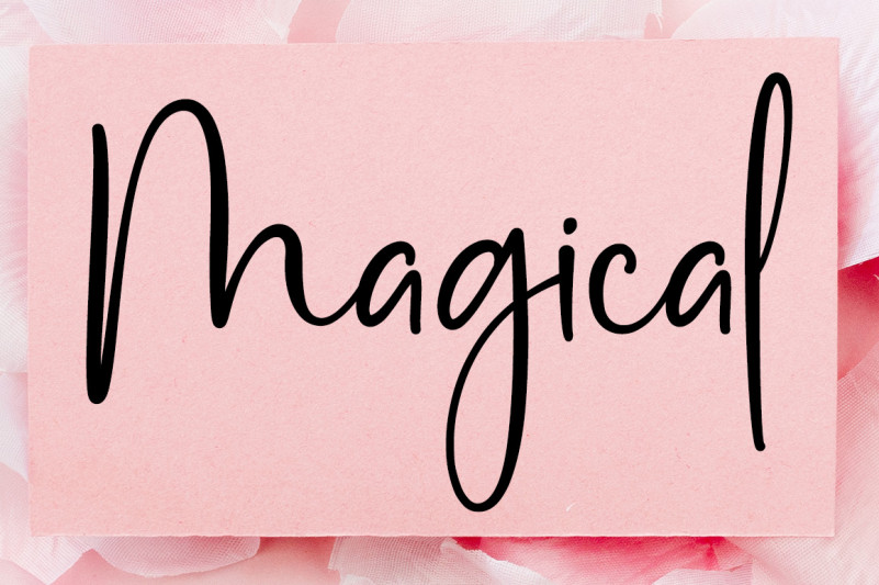 Pink Pastel Script Font