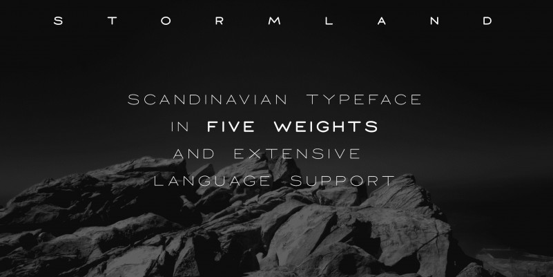 Stormland Sans Serif Font