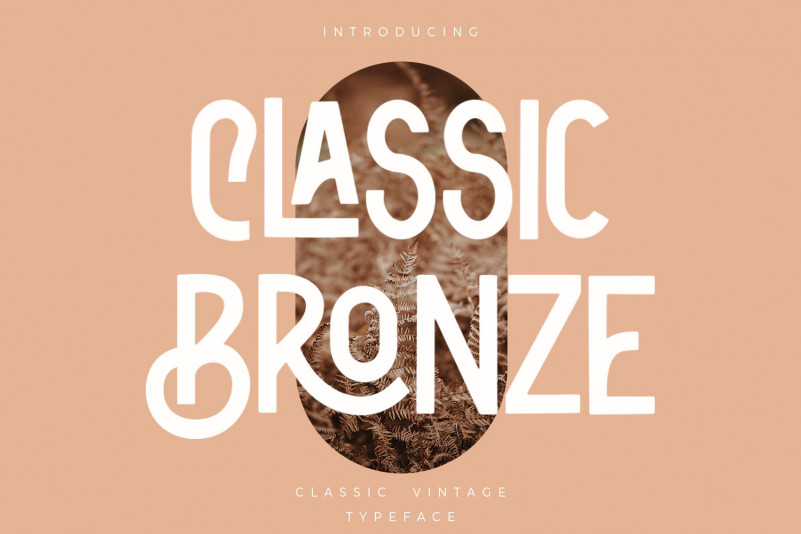 Classic Bronze Display Font