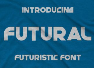 Futural Display Font