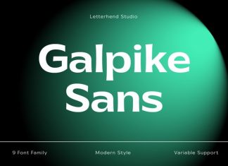 Galpike Sans Serif Font