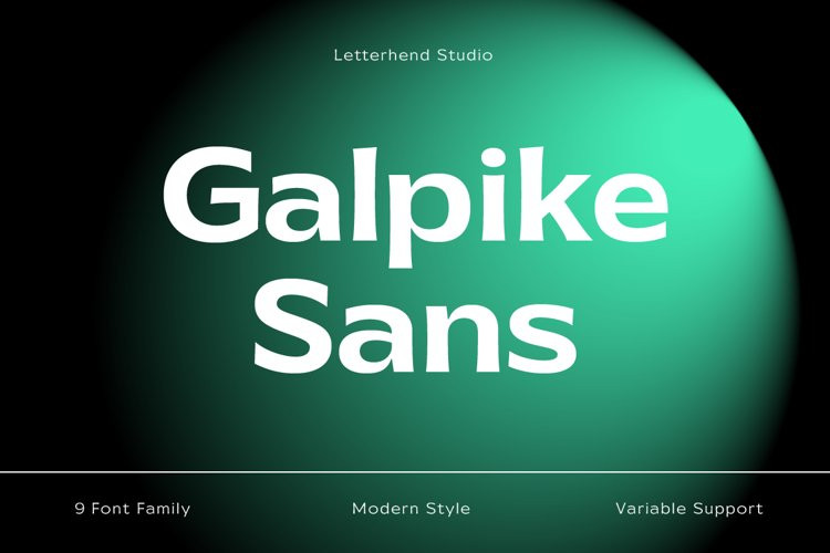 Galpike Sans Serif Font