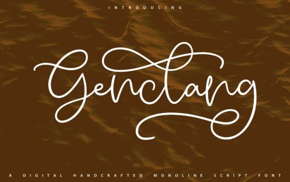 Genclang Script Font