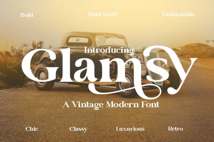 Glamsy Serif Font