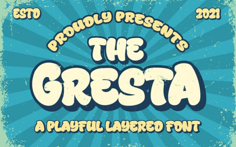 Gresta Display Font