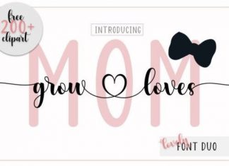 Growloves Calligraphy Font