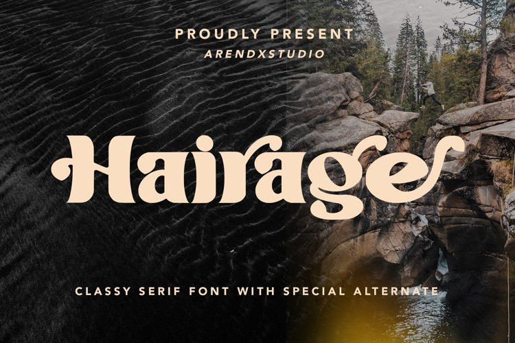 Hairage Serif Font