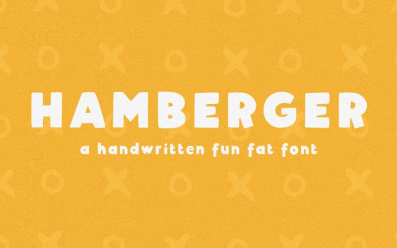 Hamberger Display Font