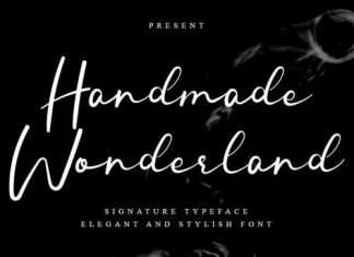 Handmade Wonderland Script Font