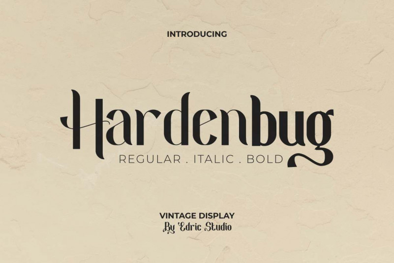 Hardenburg Sans Serif Font