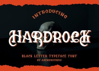 Hardrock Display Font