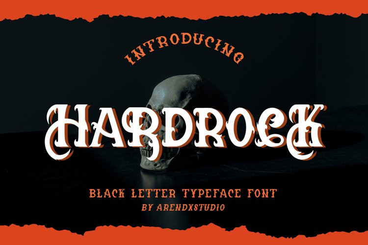 Hardrock Display Font