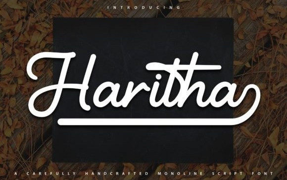 Haritha Script Font