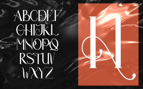 Hashira MT Serif Font