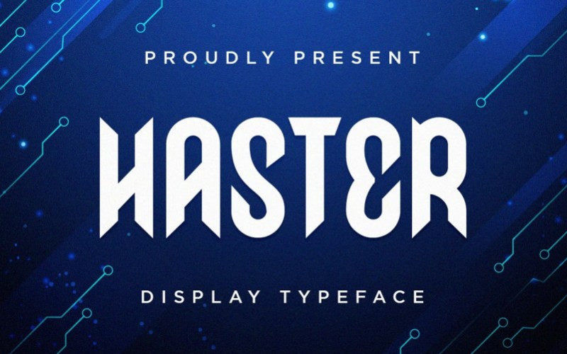 Haster Display Font