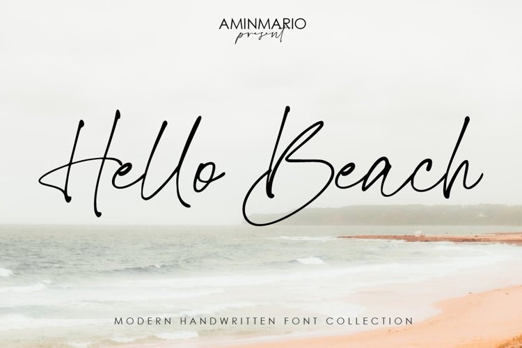 Hello Beach Script Font