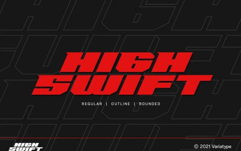 High Swift Display Font