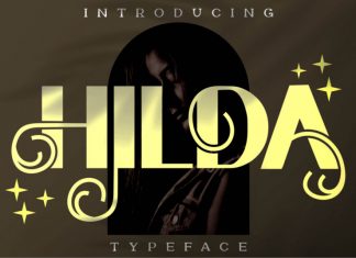 Hilda Display Font