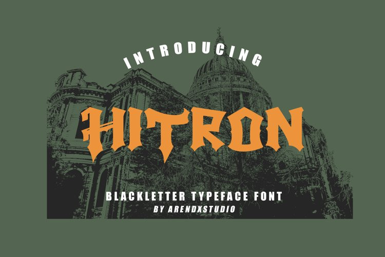 Hitron Display Font