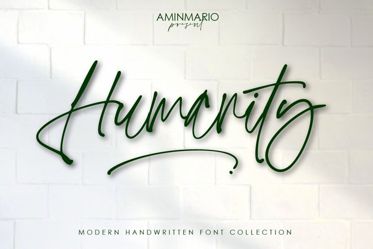 Humanity Script Font