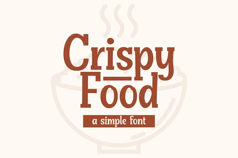 Crispy Food Slab Serif Font