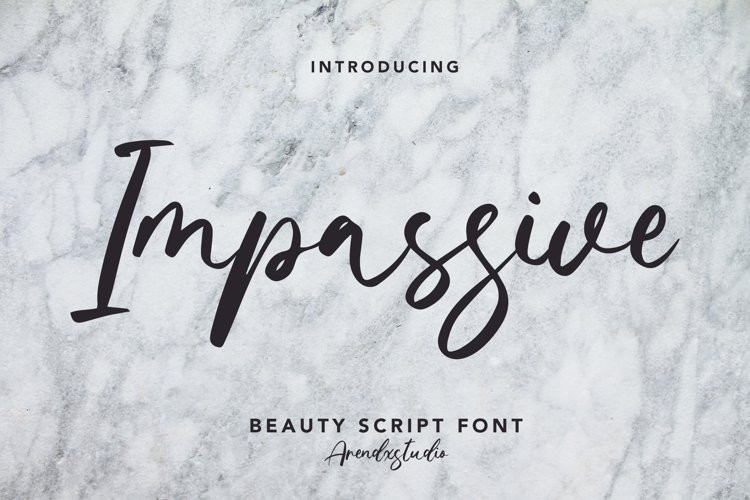 Impassive Script Font