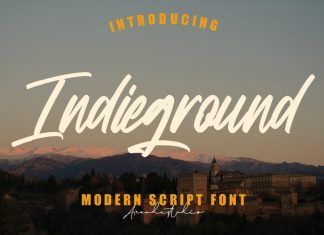 Indieground Script Font
