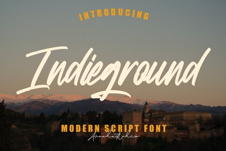 Indieground Script Font