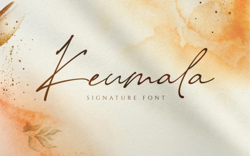 Keumala Script Font