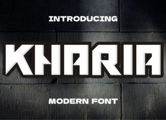 Kharia Display Font