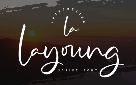 Lalayoung Script Font