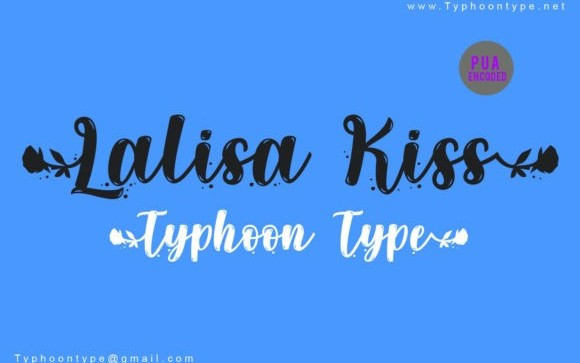 Lalisa Kiss Script Font